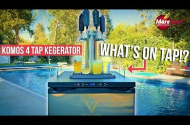 Why YOU NEED a KOMOS Kegerator at YOUR NEXT PARTY! | KOMOS 4 Tap Kegerator | MoreBeer!