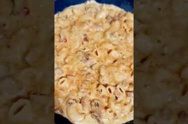 Creamy Mushroom Macaroni Pasta. #alfredopasta #Italianfood #creamymushroommacaroni #shahzlifestyle