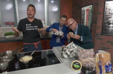 Food Network's Jeff Mauro cooks up cheesy Italian Beef Combos