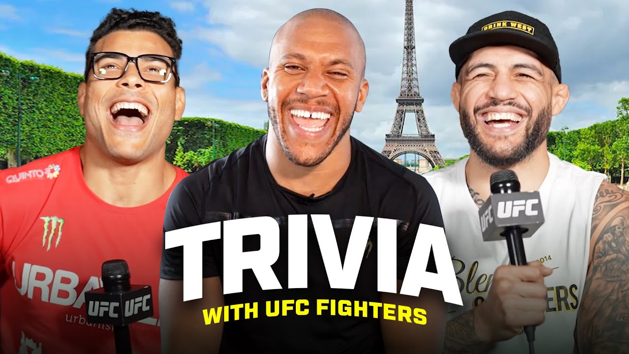 UFC Stars Ciryl Gane, Kamaru Usman & More Take on French Trivia! UFC Stars Ciryl Gane, Kamaru Usman & More Take on French Trivia!