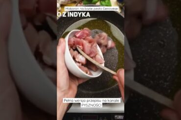 Makaron na bazie pesto Genovese #shorts