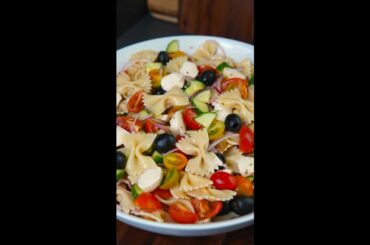 Ensalada Fresca con Pasta - #shorts #recetas #cocina #recipes #ensalada #salad