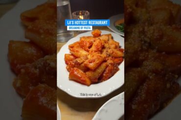 LA's Hottest Restaurant part 3! Love this Pasta! #shorts #pasta #losangeles