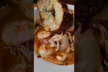 Spicy Shirmp and Calamari ||Italian Cusine #shorts #food  #foodie