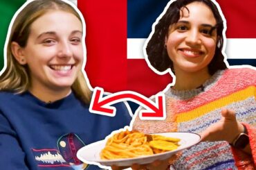 Italian and Dominican Spaghetti Recipe Swap