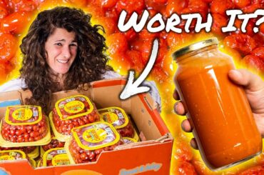 The BEST TOMATO SAUCE RECIPE We've Ever Made... But Is It Worth It?