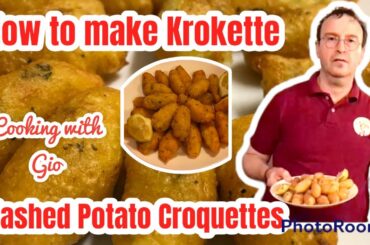Mashed Potato Croquettes /Crocchette di Patate own version cooking with Gio