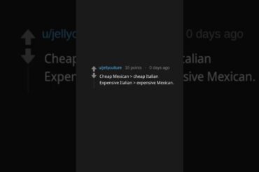 What’s better Mexican food or Italian food