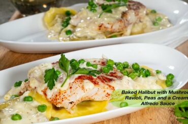 Best Baked Halibut Recipe For Two |tender, moist, easy 25-minute meal | OurTable42.com #shorts