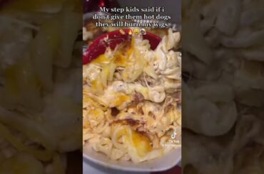 hot dog hack! #hotdogs #shorts #pasta #cookingvideo #texykitchen