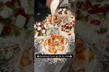 Cheese Pizza Recipe | Veg Pizza | Street food #shorts #cheesepizza #vegpizza #streetfood #pizza