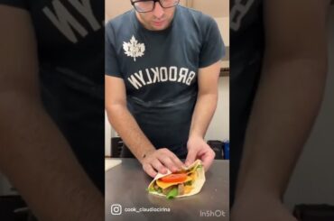 Wrap, Manzo Cheddar pomodoro salsa burger! Spettacolooooo #food #chef #italianfood #foodporn