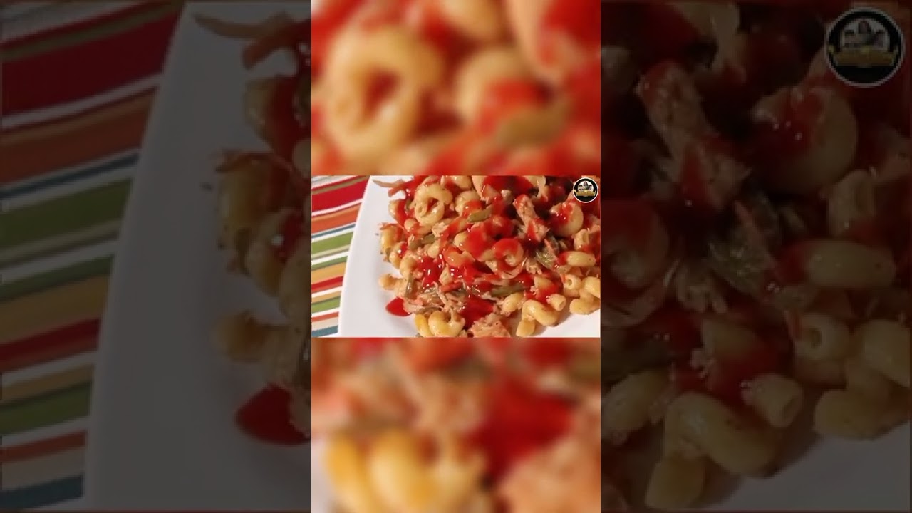 BBQ Chicken Macaroni Recipe | #short #shorts BBQ Chicken Macaroni Recipe | #short #shorts
