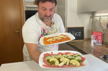 Le due prossime video ricette, carpaccio di ovolo