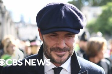 David Beckham joins crowd waiting in line for hours to pay respects to Queen Elizabeth II