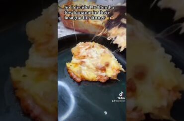 No food will be thrown away in this house! #lasagna #banana #shorts #cookingvideo #texykitchen