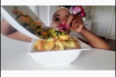 ASMR pasta Vegetables Mukbang - Italian Food Made Easy