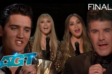 Simon, Sofia, And Heidi Perform With Elvis on America's Got Talent! | AGT Finals 2022