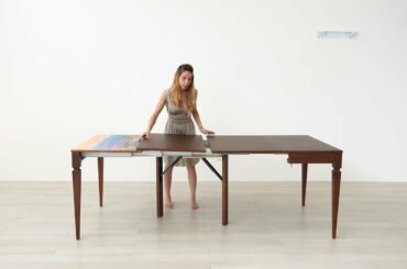 Arte Povera Extensible Writing Desk Console Made In Italy - LG Lesmo
