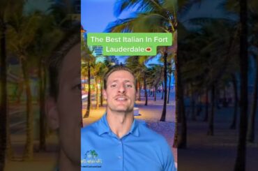 Best Italian Food In Fort Lauderdale