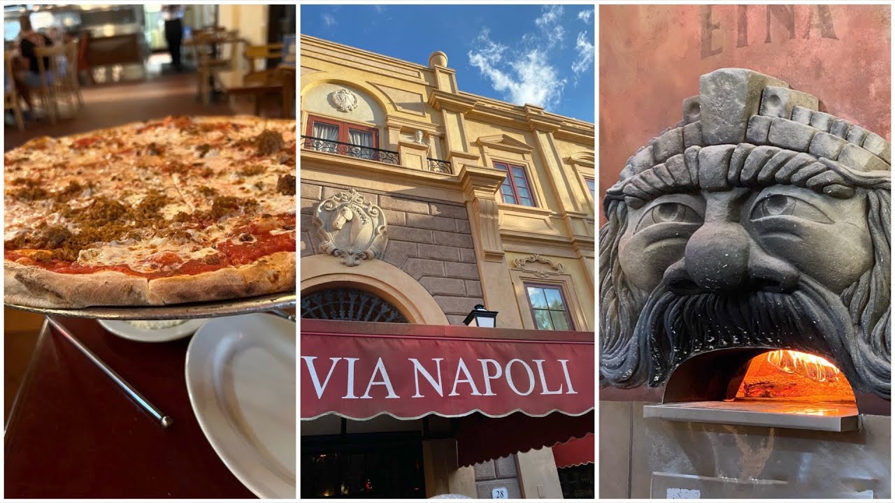 Dinner At Via Napoli In EPCOT | Italy Pavilion | Walt Disney World Dinner At Via Napoli In EPCOT | Italy Pavilion | Walt Disney World