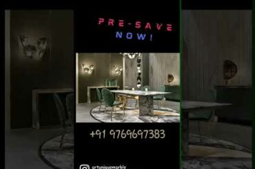 Italian Marble Dining Table +91 9769697383 #shorts