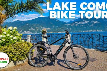 Lake Como Bike Ride, Italy  - 4K - 36 Miles / 58 Km