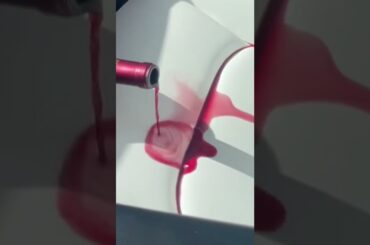 Is it true that red wine doesn't stain white Tesla seats?? Watch and find out. #shorts