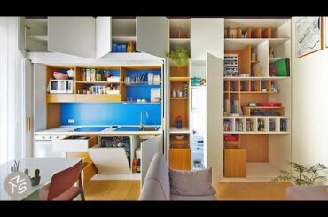 NEVER TOO SMALL: Architect’s Colourful 50’s Small Apartment Italy 39sqm/429sqft