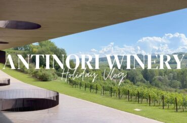 Antinori nel Chianti Classico Winery, Italy, Holiday Vlog, 2022