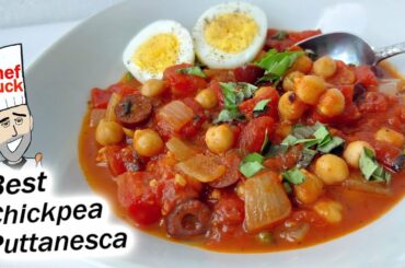 Best Chickpea Puttanesca - Italian Puttanesca Sauce with a Twist