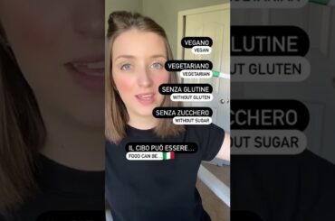 Italian food words #shorts