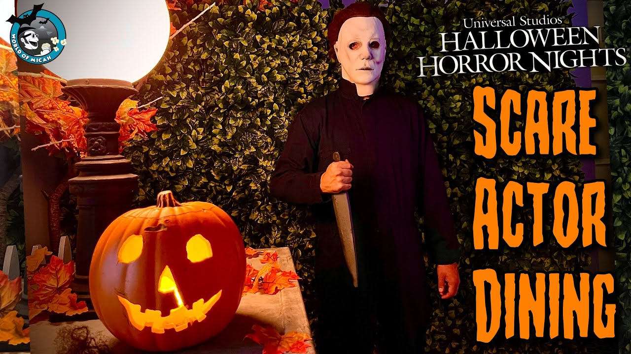 SCAREACTOR DINING EXPERIENCE 2022 | Halloween Horror Nights 31 | Michael Myers & The Mummy SCAREACTOR DINING EXPERIENCE 2022 | Halloween Horror Nights 31 | Michael Myers & The Mummy