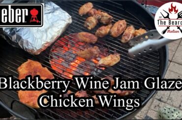 Blackberry Wine Jam Chicken Wings