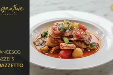 Francesco Mazzei's Roast Cod with Seafood Guazzetto