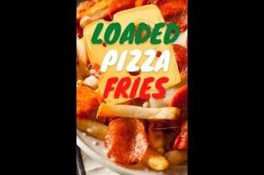 Italian cooking recipe | Let's load up some pizza fries | Halal