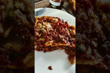 My firts home made lassagne #shorts