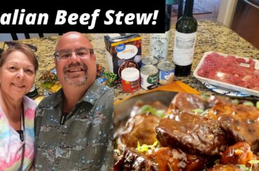 How to Make Italian Beef Stew  - Perfect Recipe for Cooler Weather!