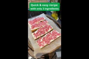 Quick & easy #recipe idea with only 3 ingredients | #shorts #shortsvideo
