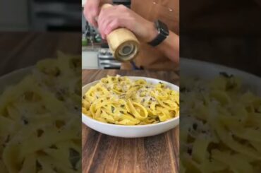 Homemade Pumpkin Pasta w/ Garlic Sage Butter Sauce