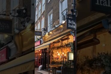 Bella Italia in the Heart of Covent Garden in London