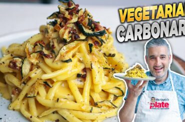How to Make VEGETARIAN CARBONARA Like an Italian