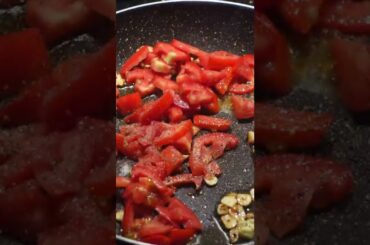 20 min burnt garlic tomato pasta