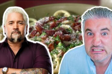 Italian Chef Reacts to GUY FIERI SPAGHETTI alla CARBONARA