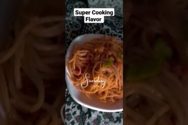 Spaghetti Chowmain #shorts #ytshorts #supercookingflavor