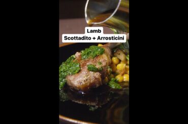 Making lamb scottadito + arrosticini at NYC’s Al Coro #shorts