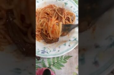 YUMMY ITALIAN SPAGHETTI #shorts #italianfood #pasta
