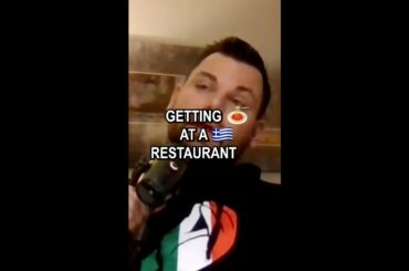 Ordering Italian Food at Greek Resturant #shorts #comedy