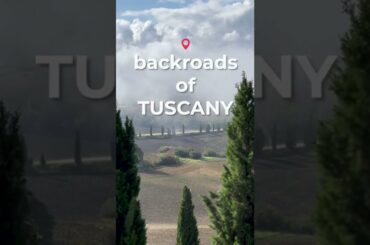 Backroads of Tuscany #tuscany #italy #roadtrip #youtubeshorts #montepulciano #pienza #travel