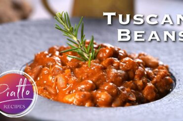 Italian Tuscan BEANS Recipe with the World's Healthiest Lard (Cinta Senese)